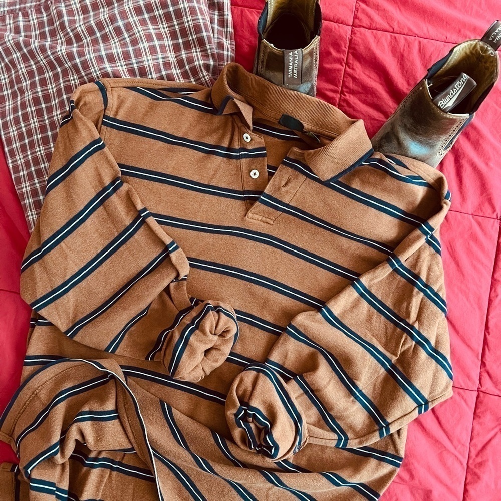 VINTAGE oversized polo Size Large